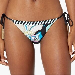 Trina Turk Reversible Tie-Side Bikini Bottom - Size 10 (L)